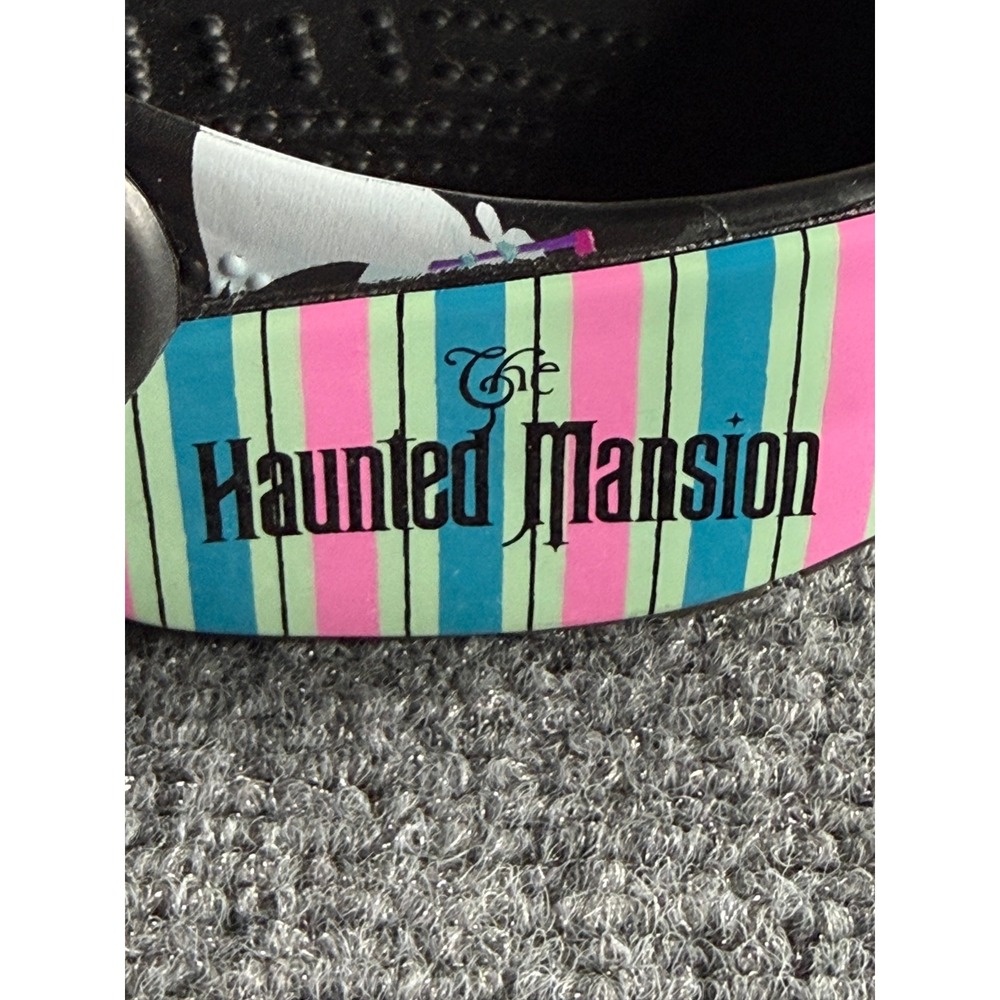 Disney Haunted Mansion Crocs Classic Clogs Black Multi Color Mens 6 Womens 8 - Picture 3 of 6